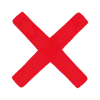 ❌