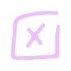 ❌