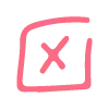 ❌