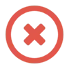 ❌