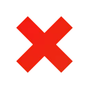 ❌