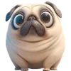 Милый Мопс — Telegram emoji pack