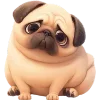 Милый Мопс — Telegram emoji pack