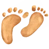 👣