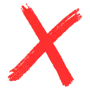 ❌