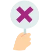 ❌