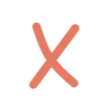 ❌
