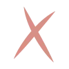 ❌