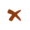 ❌
