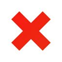 ❌