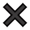 ❌