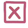 ❌