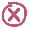 ❌