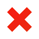 ❌