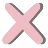 ❌