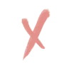 ❌