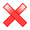 ❌