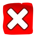 ❌