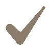✔