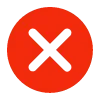 ❌