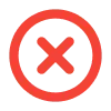 ❌