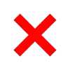 ❌