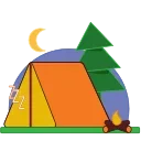 🏕