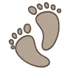 👣