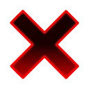 ❌