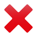 ❌