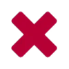 ❌