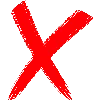 ❌