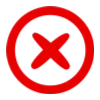 ❌