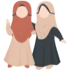 👭