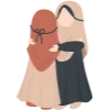 👭