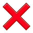 ❌