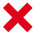 ❌