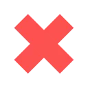 ❌