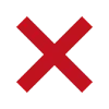 ❌