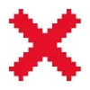 ❌