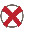 ❌