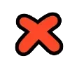❌