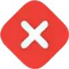 ❌