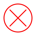 ❌
