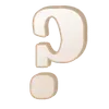 ❔