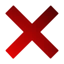 ❌