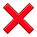 ❌
