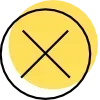 ❌