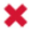 ❌