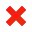 ❌